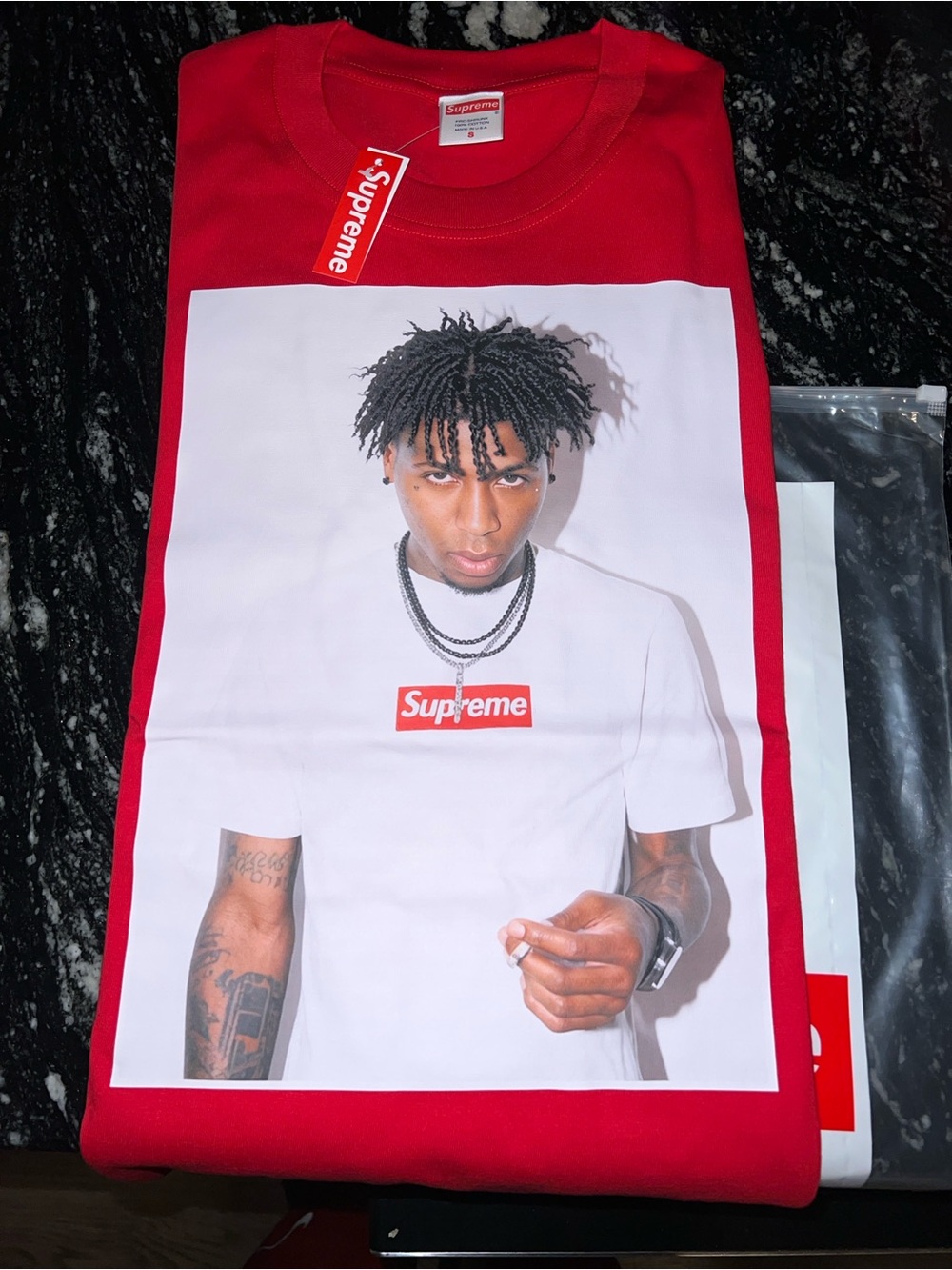 Red NBA YoungBoy Supreme Shirt